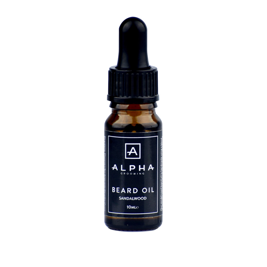 <h1>Alpha Grooming Beard Oil 10ml - Sandalwood</h1>