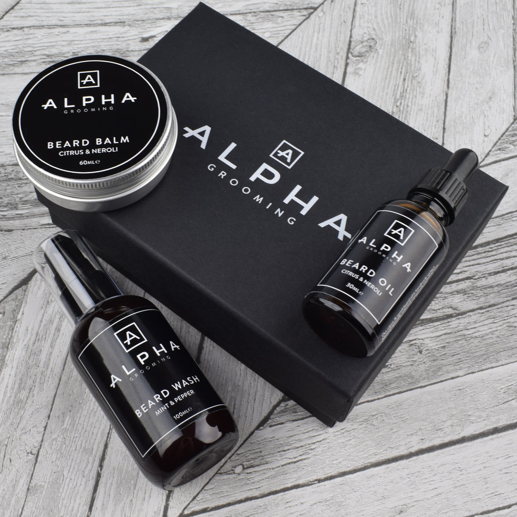 <h1>Alpha Grooming Beard Set - Citrus & Neroli</h1>