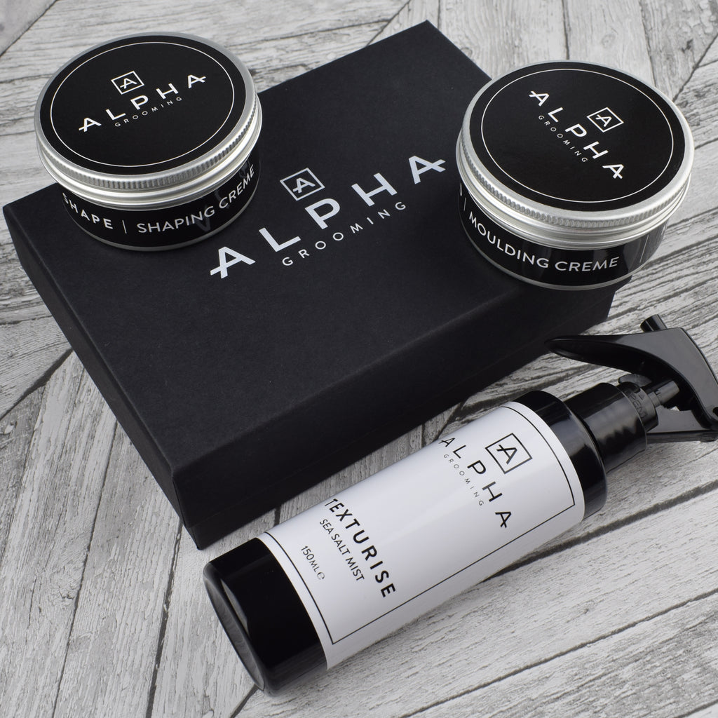 <h1>Alpha Grooming Gift Set - Creme Hair Collection</h1>