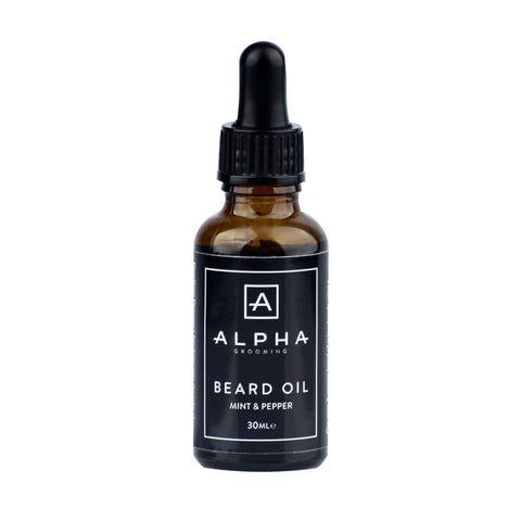 Alpha Grooming Beard Oil 10ml - Mint & Pepper