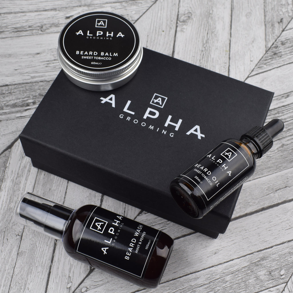 <h1>Alpha Grooming Beard Set - Sweet Tobacco</h1>