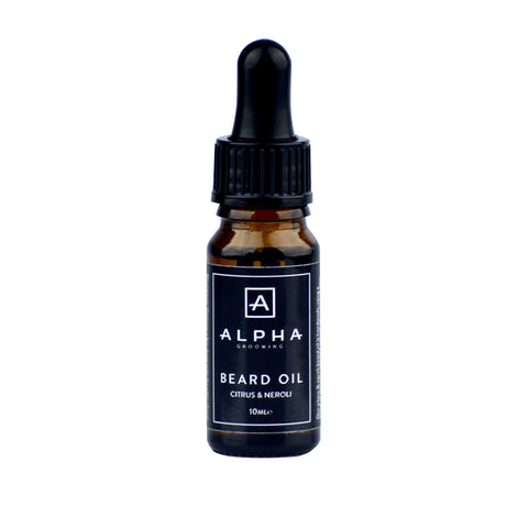 Alpha Grooming Beard Oil 10ml - Unfragranced