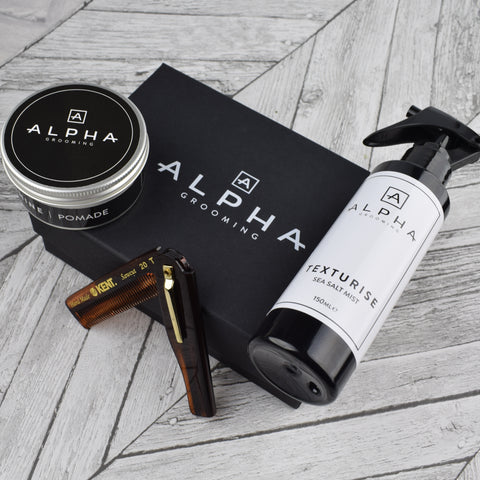 Alpha Grooming Shaving Set - Sandalwood