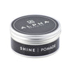 alpha grooming pomade shine male grooming hair product hair products male grooming barber products