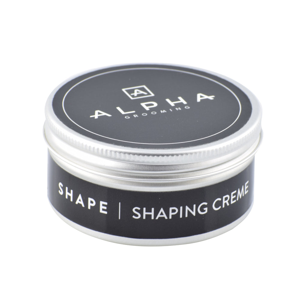 alpha grooming shape shaper shaping cream creme hair product hair products male grooming barber products