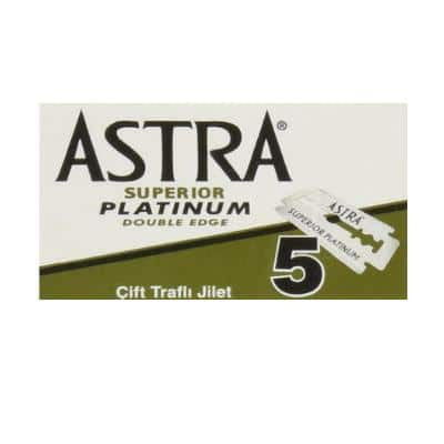Astra Super Platinum Double Edge Safety Razor Blades - 100 Blades