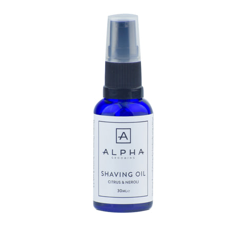 Alpha Grooming Shaving Oil 30ml - Mint & Pepper