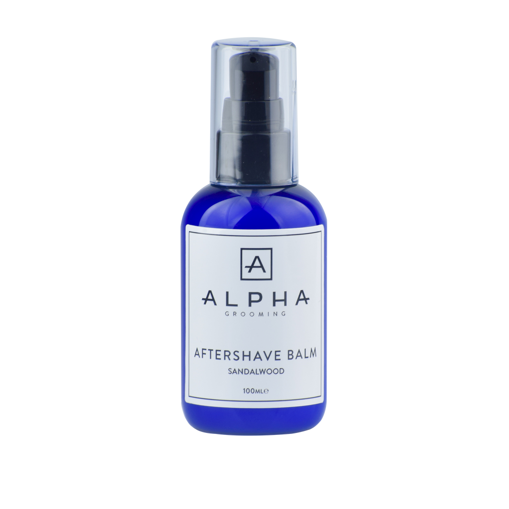 alpha grooming sandalwood aftershave balm product after shave shaving shave oil cream balm shave